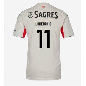 Billiga Benfica Dodi Lukebakio #11 Bortatröja 2025-26 Kortärmad